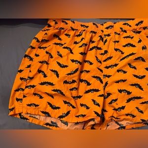 old navy boxers.  orange with bats size medium